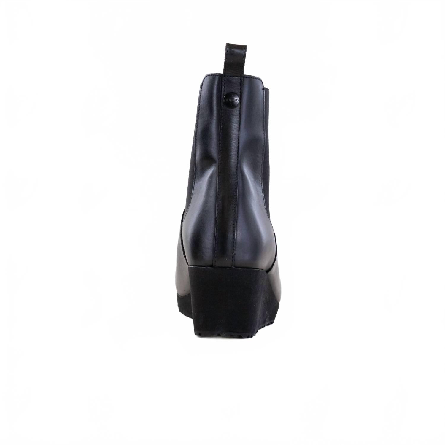 Women's Papillio Ebba Slip On Boot In Black Leather
