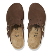 Women's Fanny Ring Buckle Clog In Dark Tea