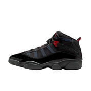 Men's Nike Jordan 6 Rings Black/Fire Red-Anthracite 322992-026