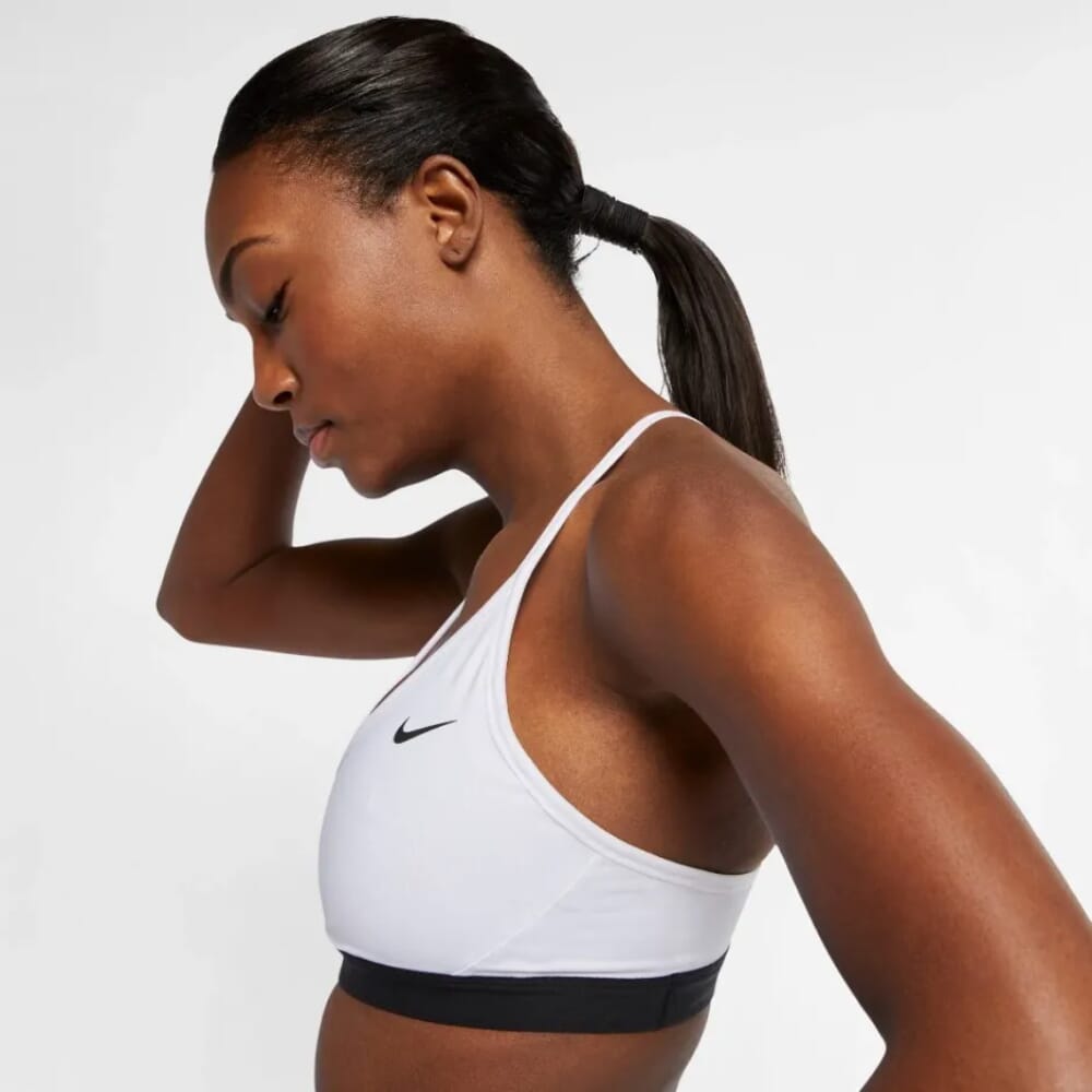 Women's Nike Indy Bra White/Black 878614-100