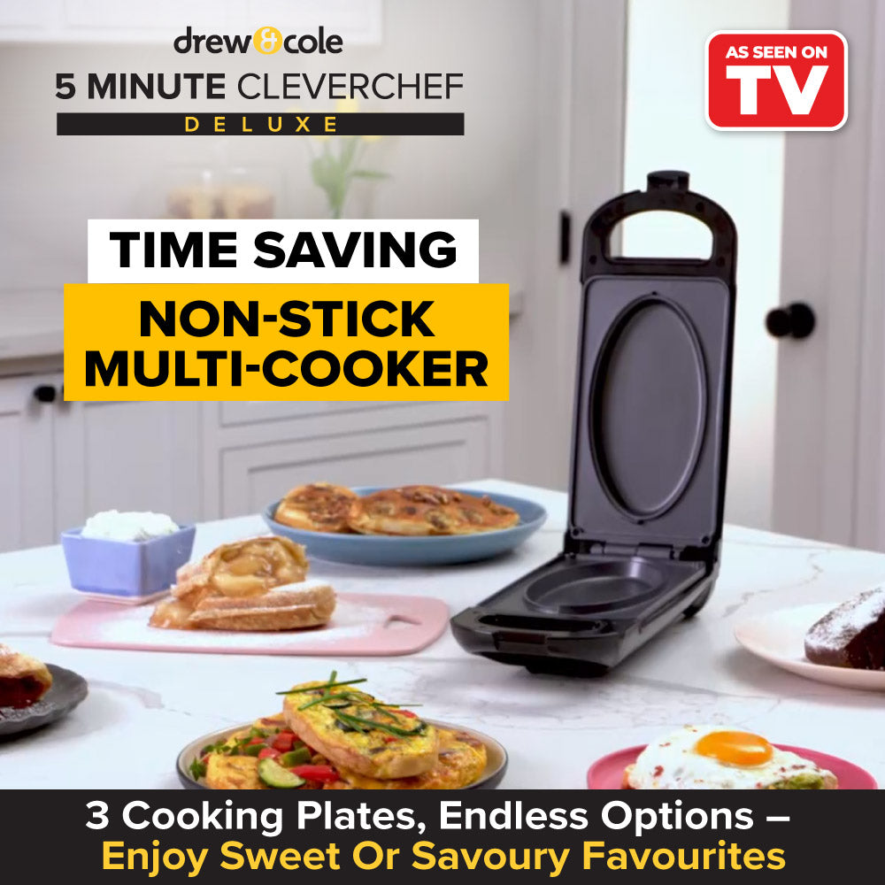 5 Minute Clever Chef Deluxe Compact Non-Stick Multi-Cooker