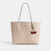 Coach Outlet City Tote Bag In Signature Canvas