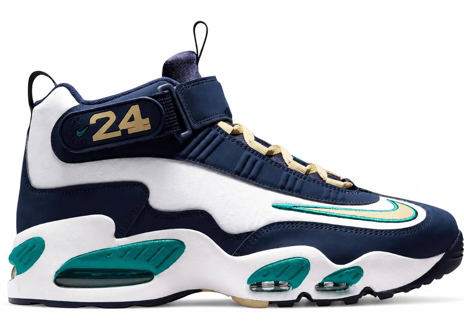 Men's Nike Air Griffey Max 1 HBCU Swingman Classic Midnight Navy/Team Gold-Freshwater IV6299-410
