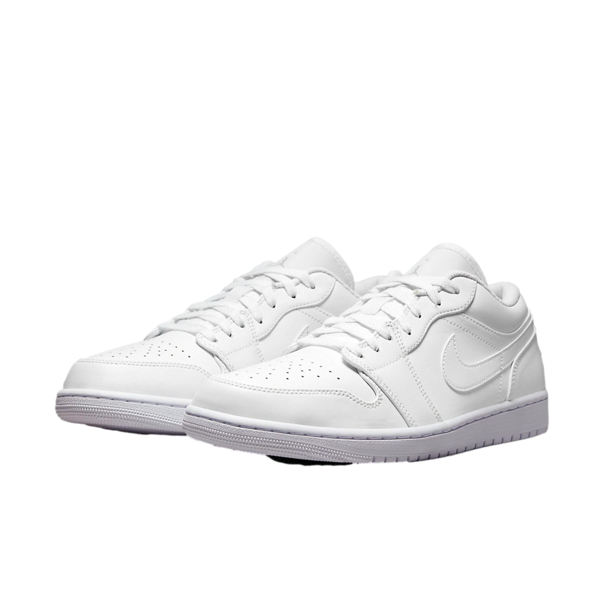 Men's Nike Air Jordan 1 Low White/White-White 553558-136