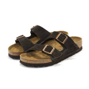 Men's Arizona Suede Sandals In Mocha