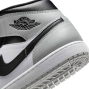 Nike Air Jordan 1 Mid White / Black - Light Smoke Grey  DQ8426-101 Men's