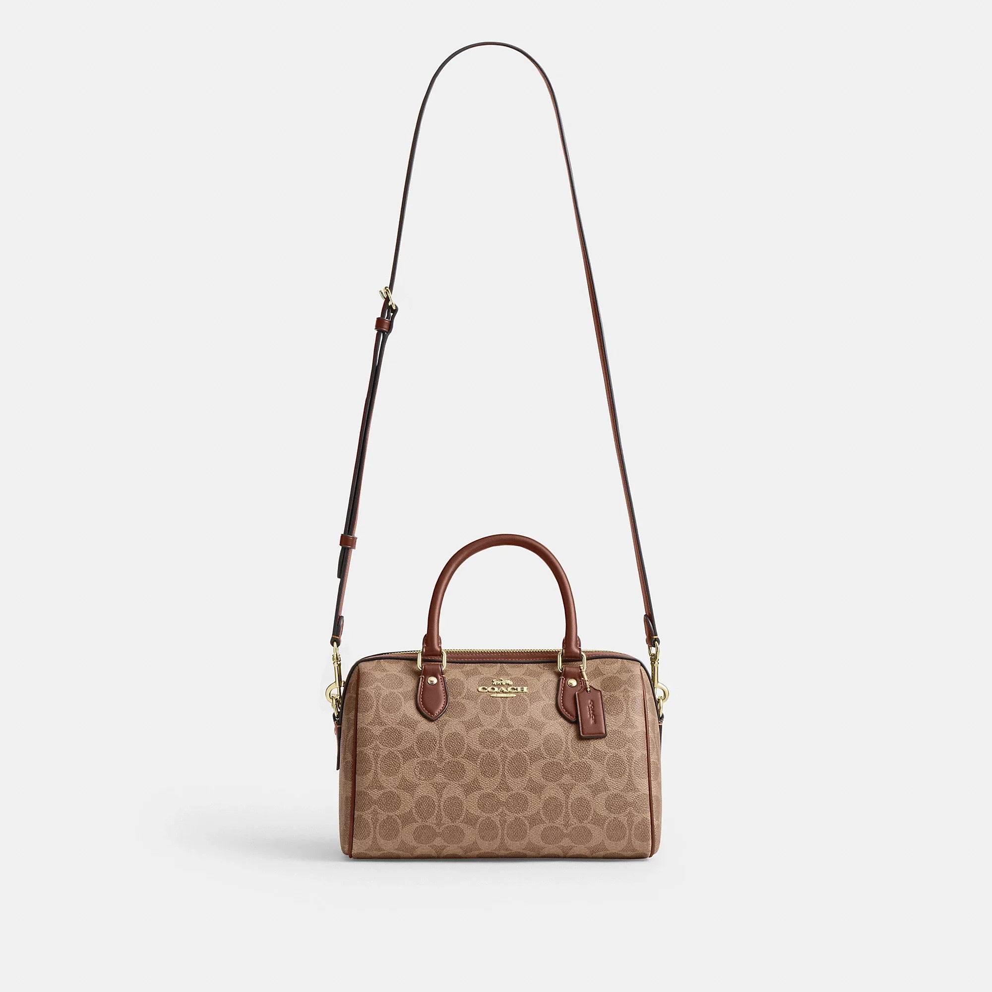 Coach Outlet Rowan Satchel Bag In Signature Canvas