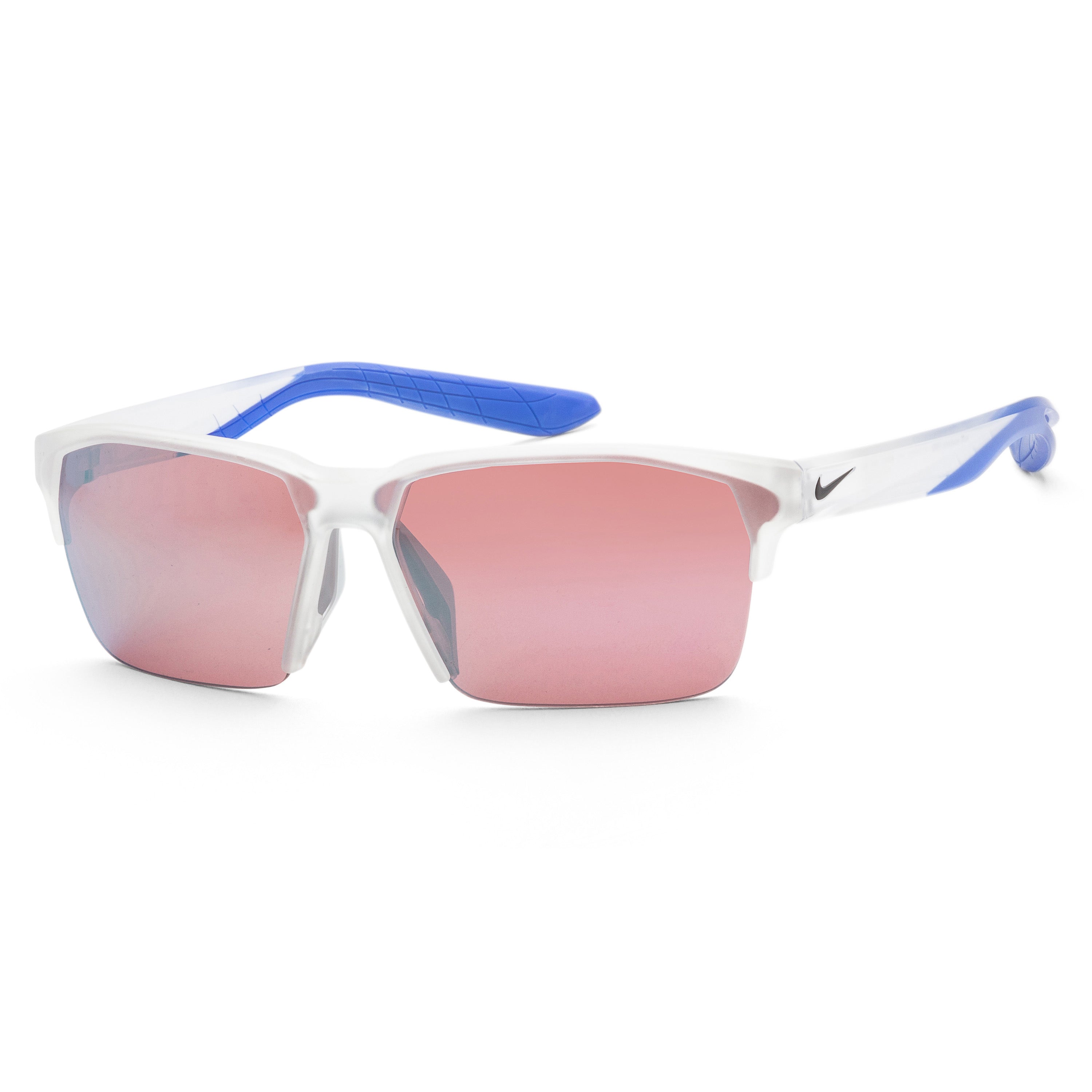 Nike Men's CW7467-975 Maverick 60mm Matte Clear Sunglasses