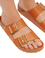 Carafe Boston Braided Suede Leather Clogs