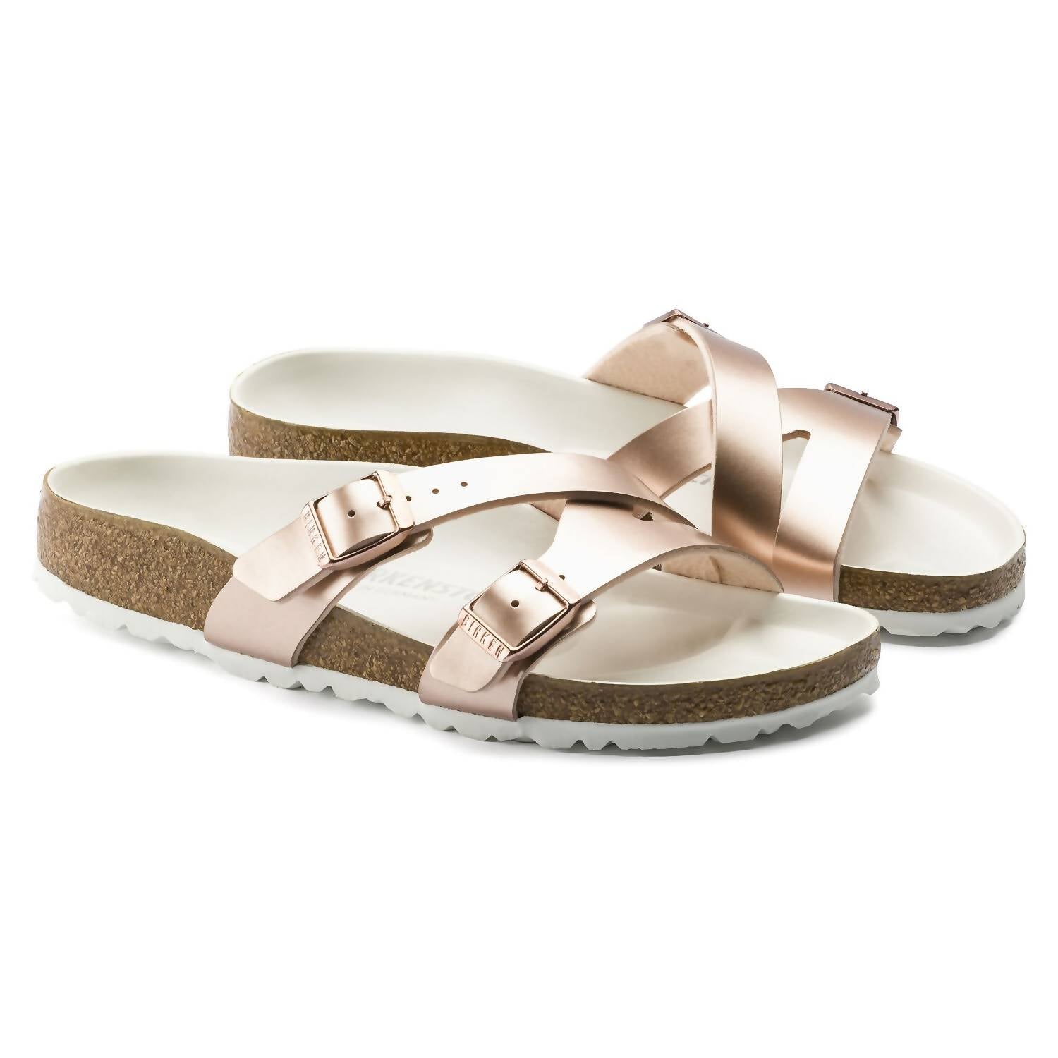Women's Yao Balance Sandals In Metallic Copper