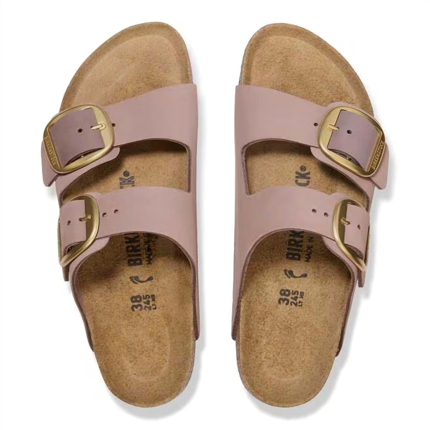 Women's Arizona Big Buckle Sandals In Faded Purple