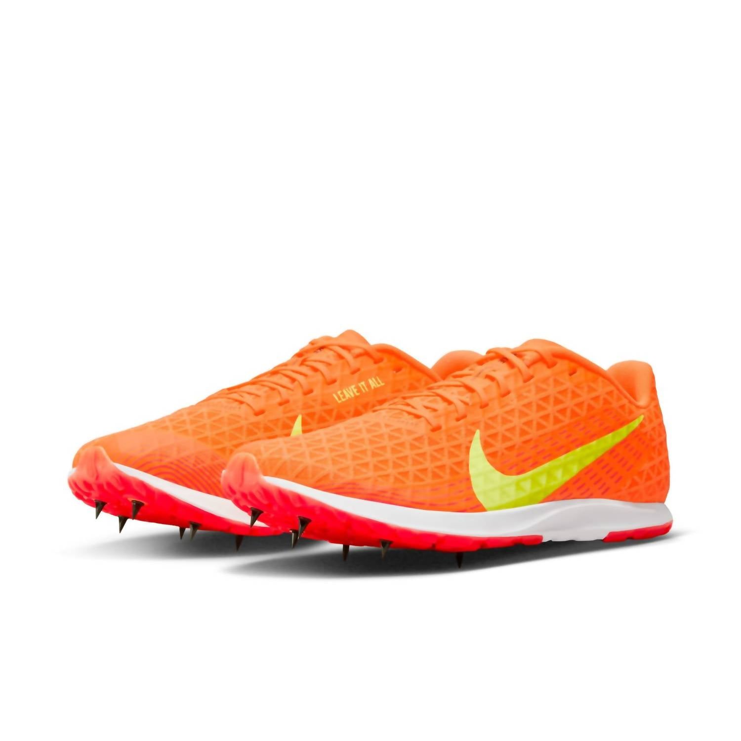 Men's Zoom Rival Xc 5 Cross Trainer Shoes In Total Orange/volt-Bright Crimson-Black