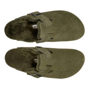 Women's Boston Shearling Clogs In Thyme