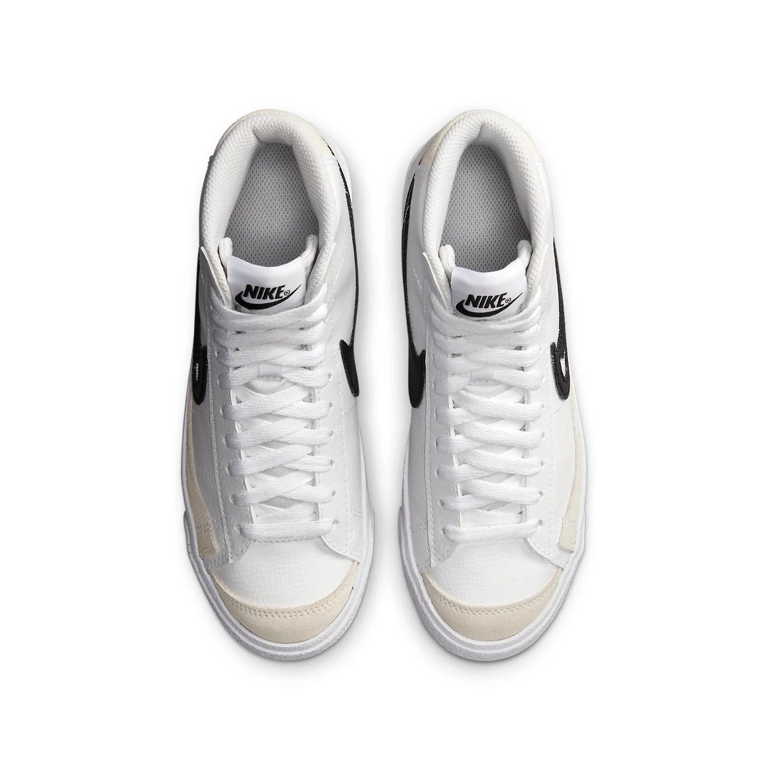 Nike Blazer Mid 'FM Pack GS' DR7893-100 Sneakers Kids US  White Leather Shoes