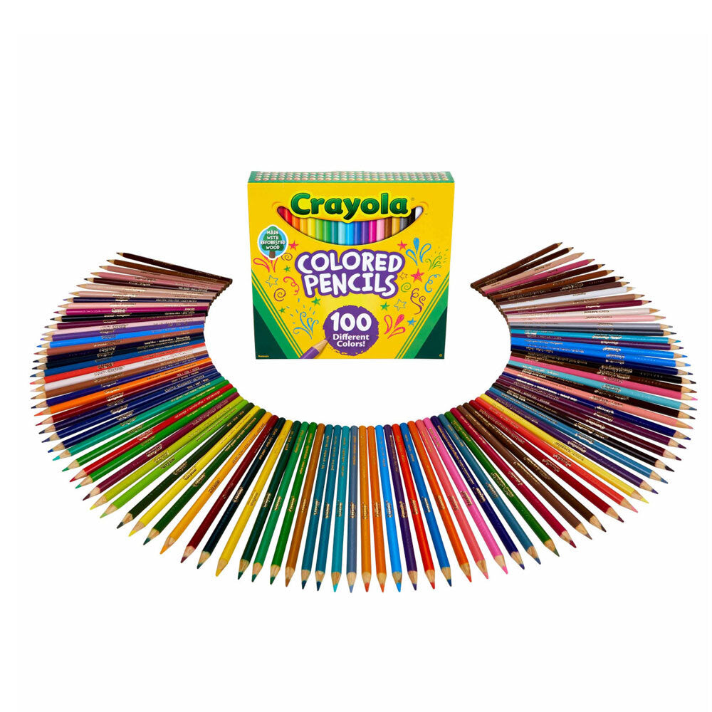 100pc Crayola Coloured Pencils 3+