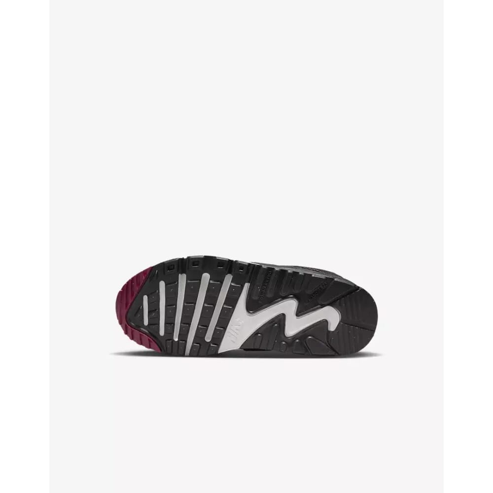 Pre-School Nike Air Max 90 Leather Anthracite/Black-Team Red CD6867-022