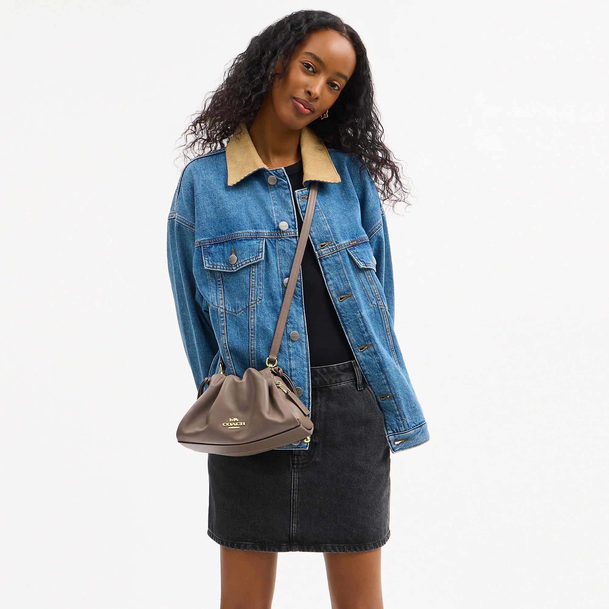 Coach Outlet Faye Shoulder Bag With Ruching
