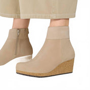 Women's Ebba Suede Bootie In Warm Sand