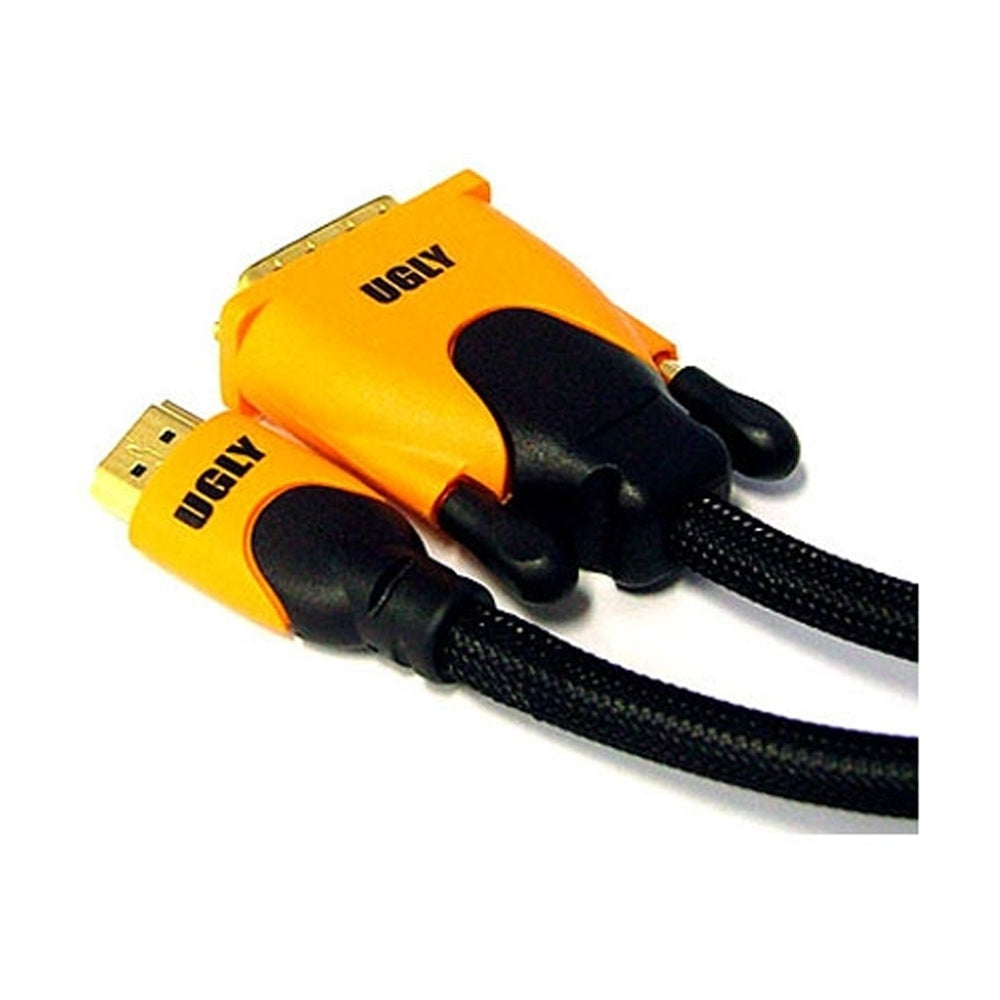 5m Ugly HDMI to DVI Digital Video Converter Adaptor Cable 28AWG Gold Plated OFC