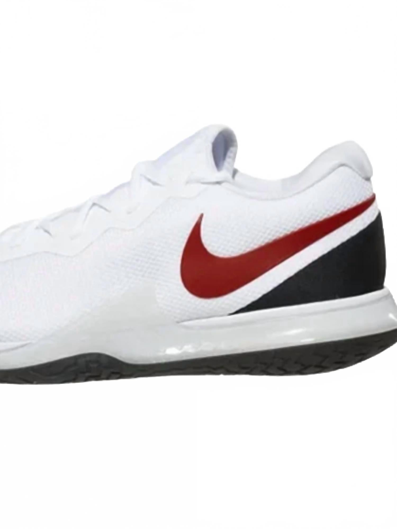 Men's Air Zoom Vapor Cage 4 Hc Shoes In White/gym Red