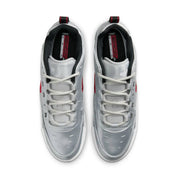 Men's Air Max Ishod Premium Sneakers In Metallic Silver, Varsity Red