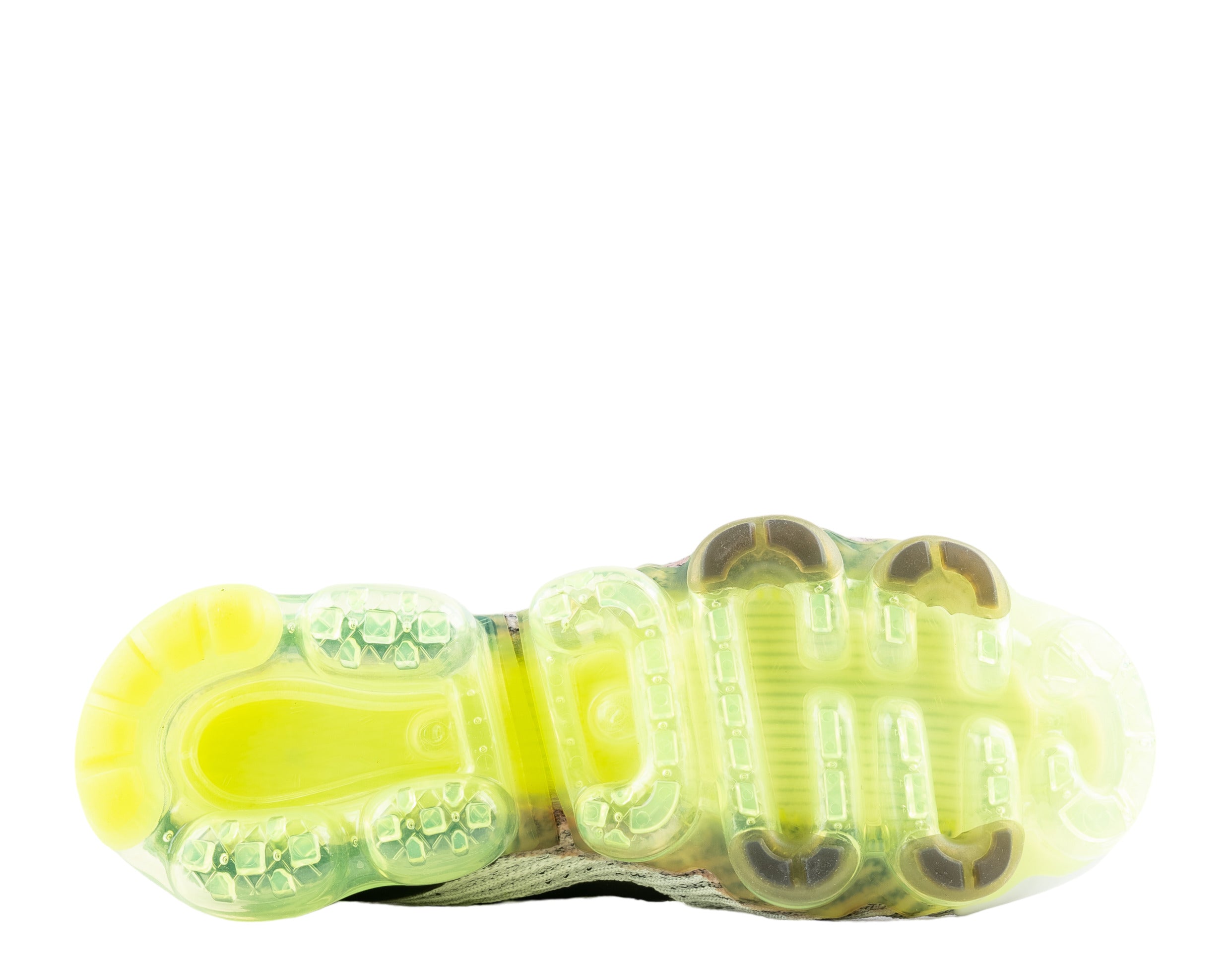 Men's Nike Air Max Vapormax Flyknit 3 White/Black-Volt Running Shoes AJ6900-100