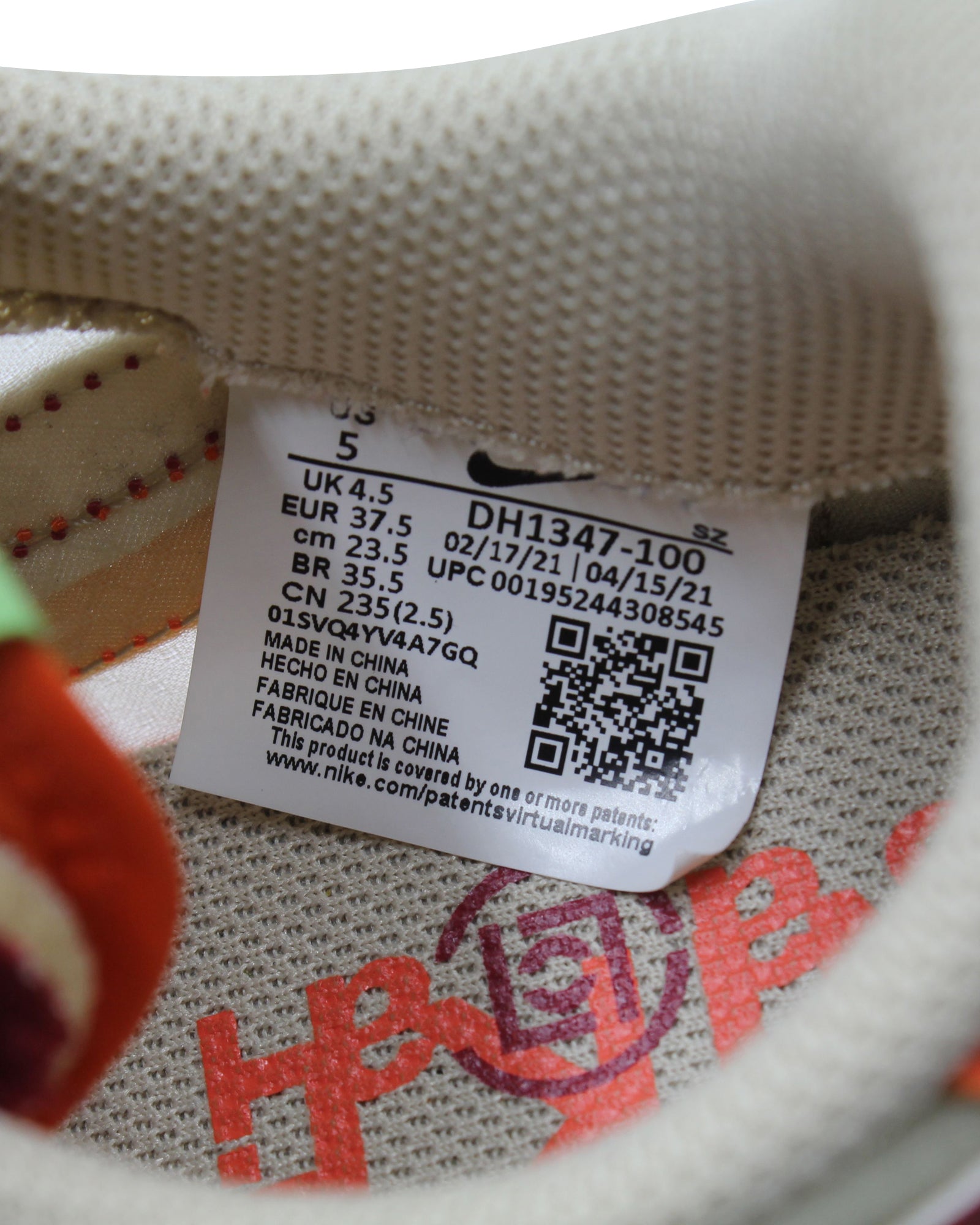 Nike x Sacai x CLOT LDWaffle in Net Orange Blaze Suede