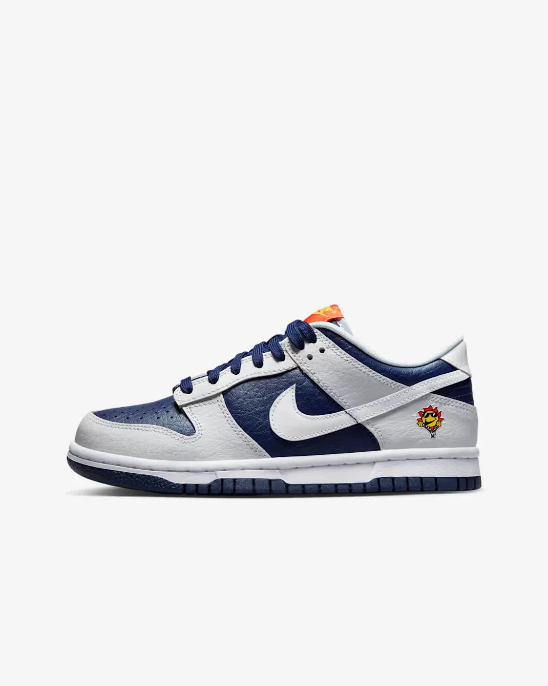 Youth Nike Dunk Low 'UV Reactive' FN6968- Navy Gray Lifestyle Shoes HTAT76