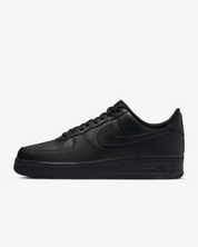 Men's Nike Air Force 1 '07 CW2288-001 Sneakers 7 Black Leather Basketball Shoes