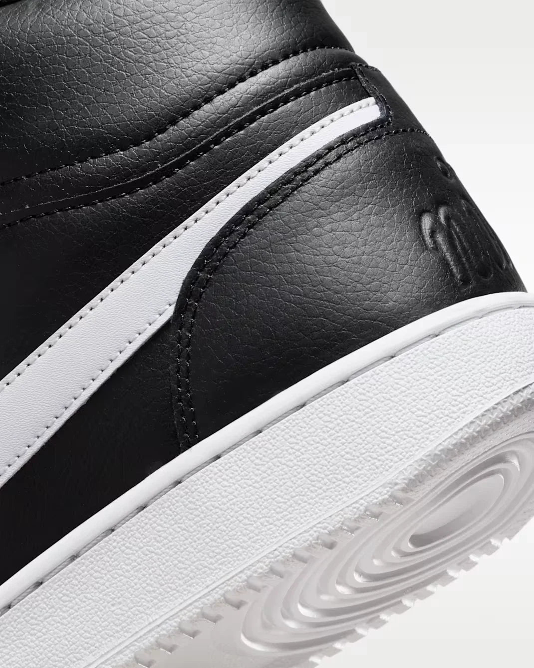 Nike Ebernon Mid AQ1773-002 Sneakers Men's Black White Lifestyle Shoes SHOP390