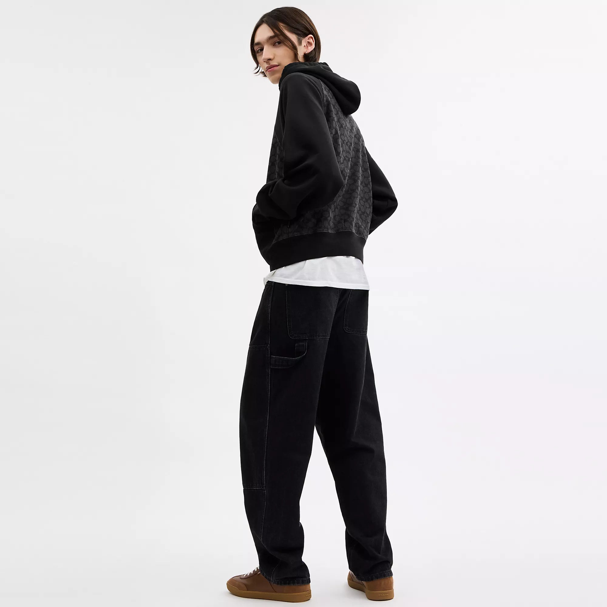Coach Outlet Signature Hoodie In Organic Cotton