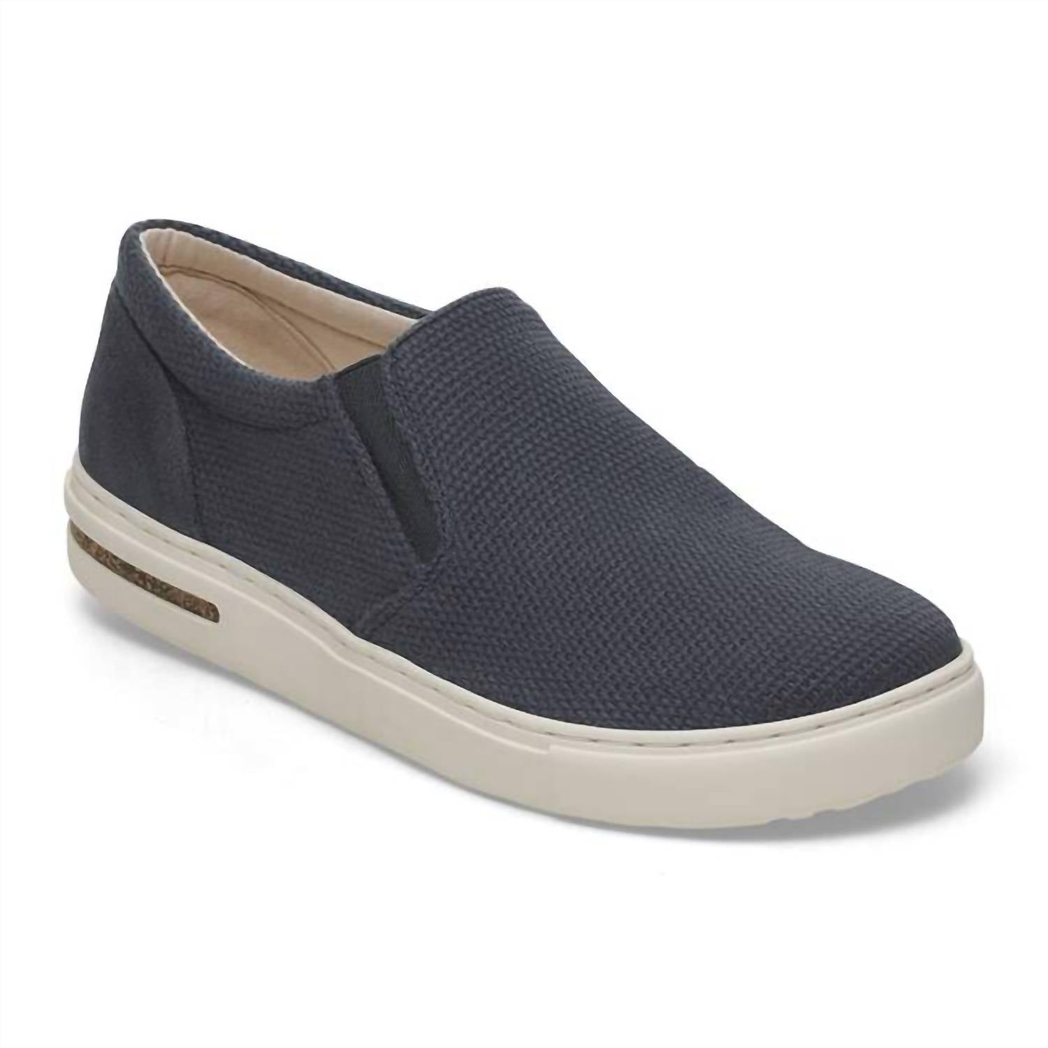 Men's Oswego Canvas Suede Slip On In Midnight