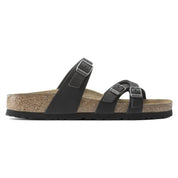 Women's Franca Oiled Leather Sandals In Black