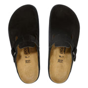 Women's Birkenstock Boston Pap Chunky Black / Black 1028317
