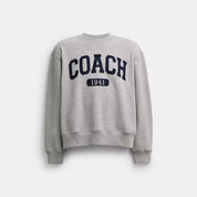Coach Outlet Sporty Signature Boyfriend Crewneck Sweatshirt