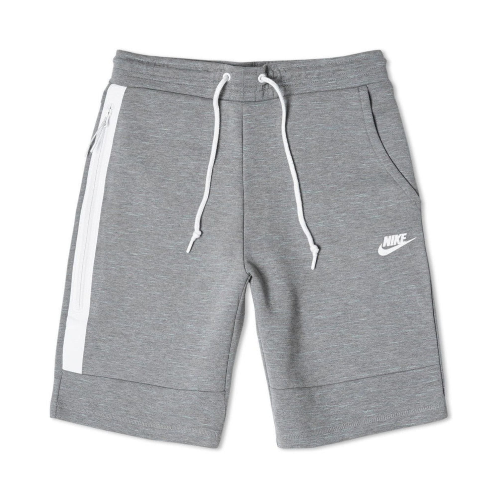 Men's Nike Tech Fleece Shorts Grey/White 628984-091