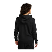 WOMENS NIKE SPORTSWEAR CLUB FLEECE LOGO PULLOVER HOODIE_BLACK/WHITE