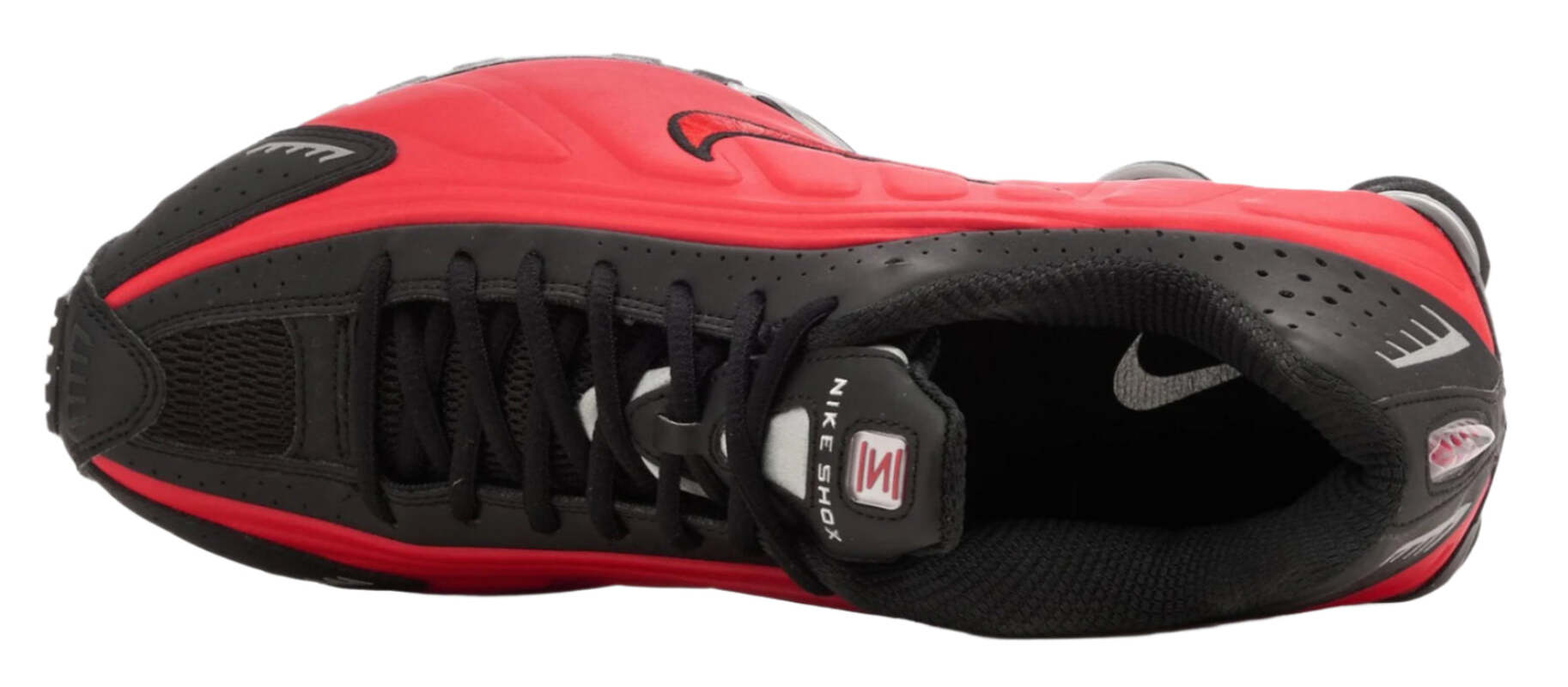 Nike Shox R4 University Red Black Metallic Silver