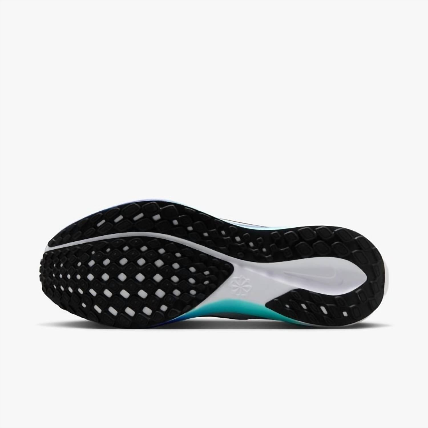 Women's Air Zoom Pegasus Road Running Shoes In White/black-Hyper Turq-Concord
