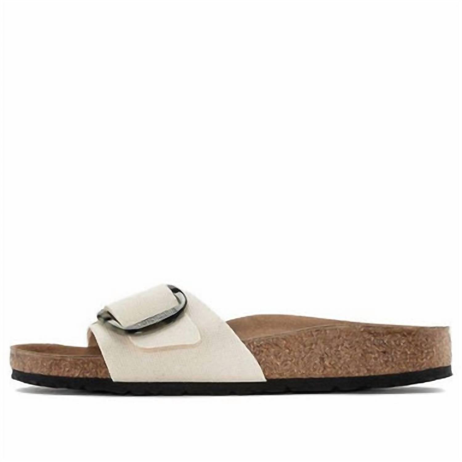 Women's Madrid Big Buckle Sandal In Eggshell