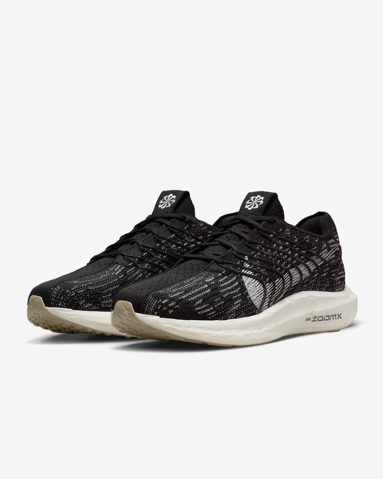 Men's Nike Pegasus Turbo DM3413-001 Sneaker Black Lace-Up Road Running Shoes