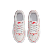 Nike Force 1 Low LV8 1 Lace White / University Red  IO1971-100 Pre-School