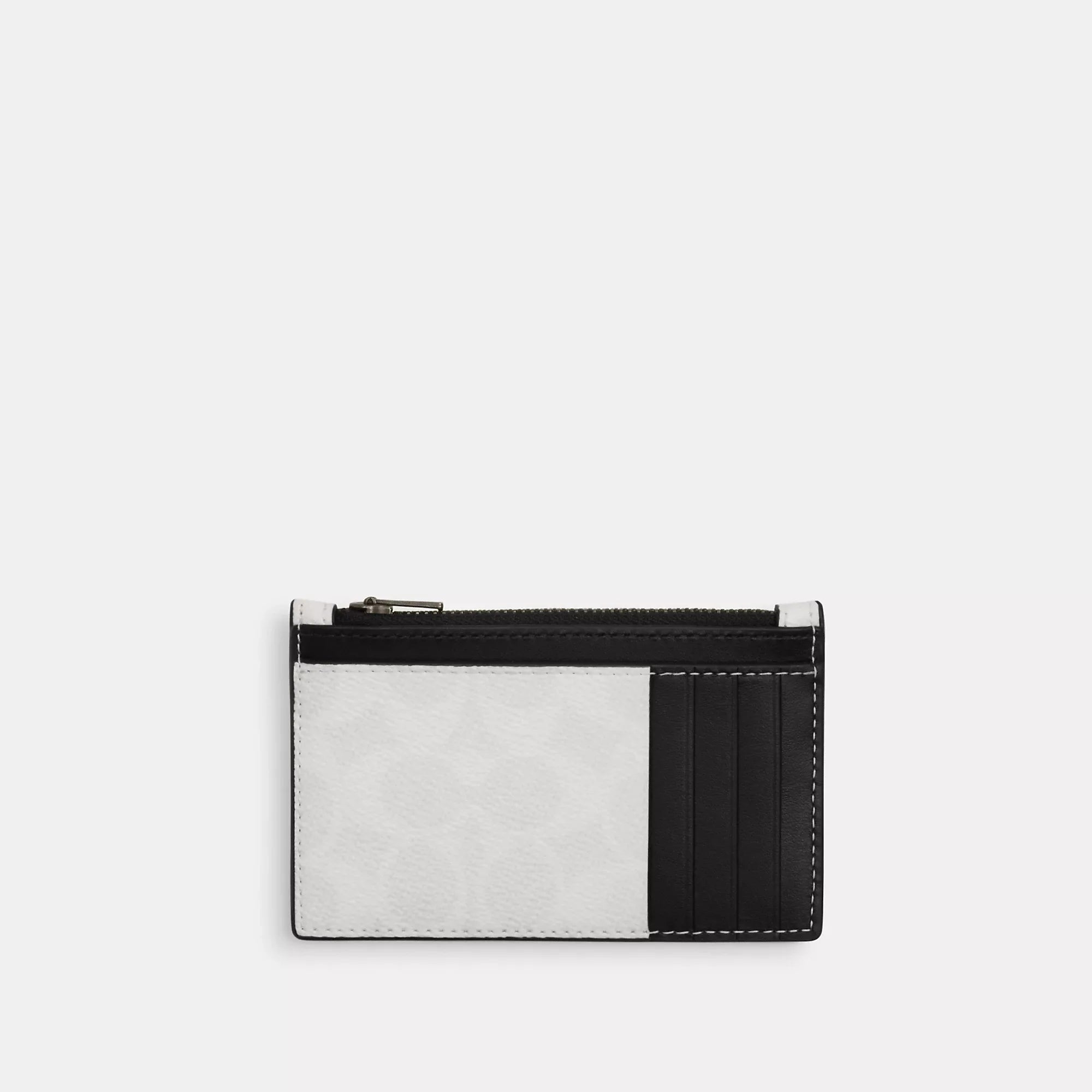 Coach Outlet Zip Card Case In Signature