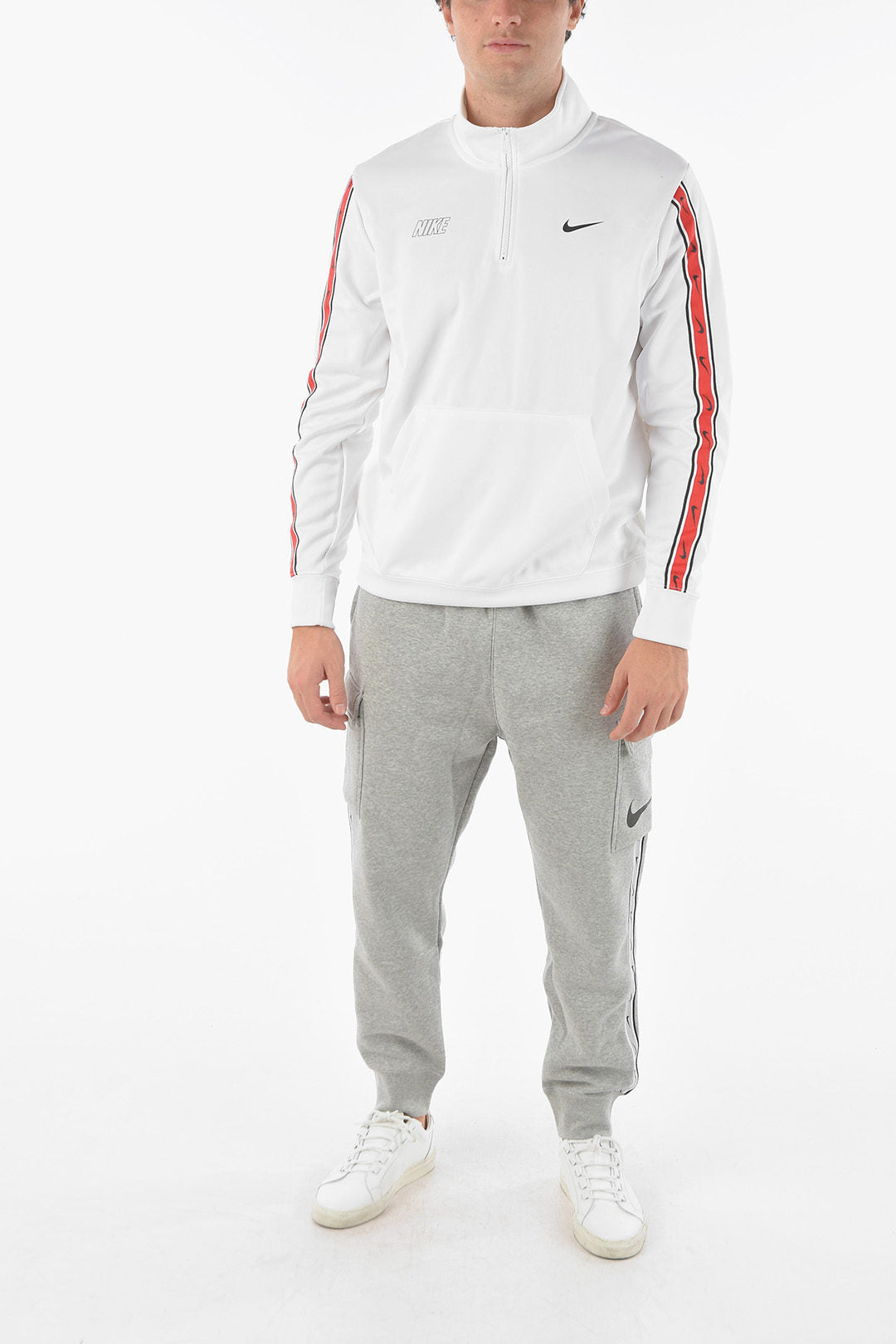 Nike Logoed side Band Mock Neck Sweatshirt