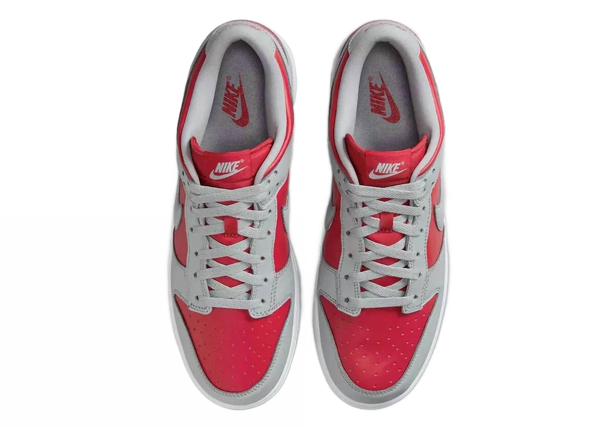 Men's Dunk Low Qs Ultraman Sneaker In Varsity Red/silver/white