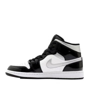 Men's Nike Air Jordan 1 Mid SE Black / Metallic Silver - White HV0789-010