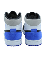 Nike Air Jordan 1 Mid SE in White Hyper and Royal Black Leather
