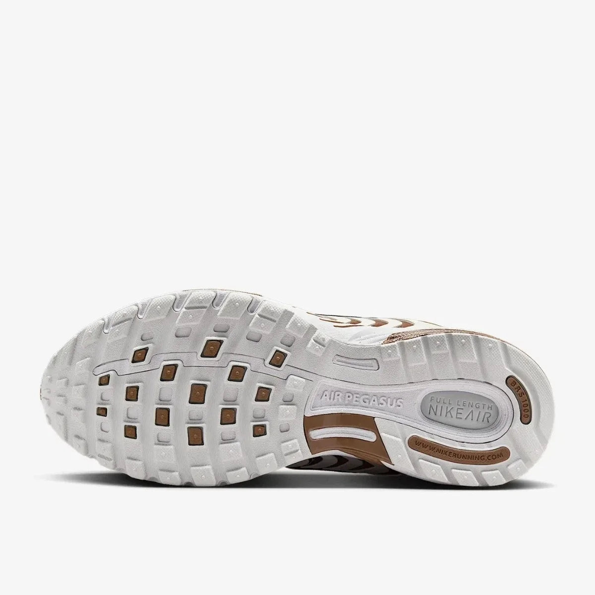 Women's Nike Air Pegasus 2k5 HQ5718-104 White Brown Lifestyle Shoes DWA2421