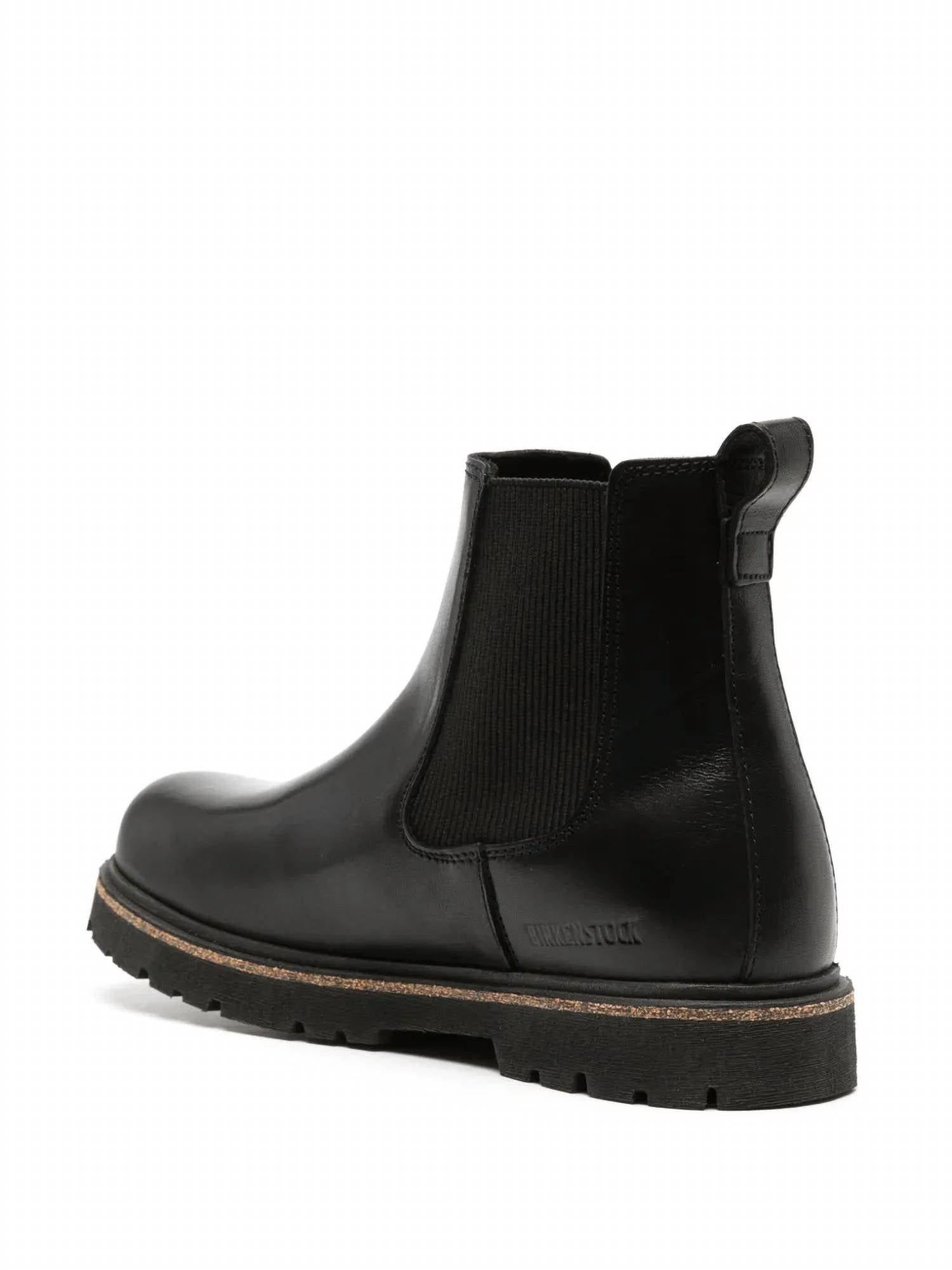 Men's Highwood Leather Chelsea Boots In Black