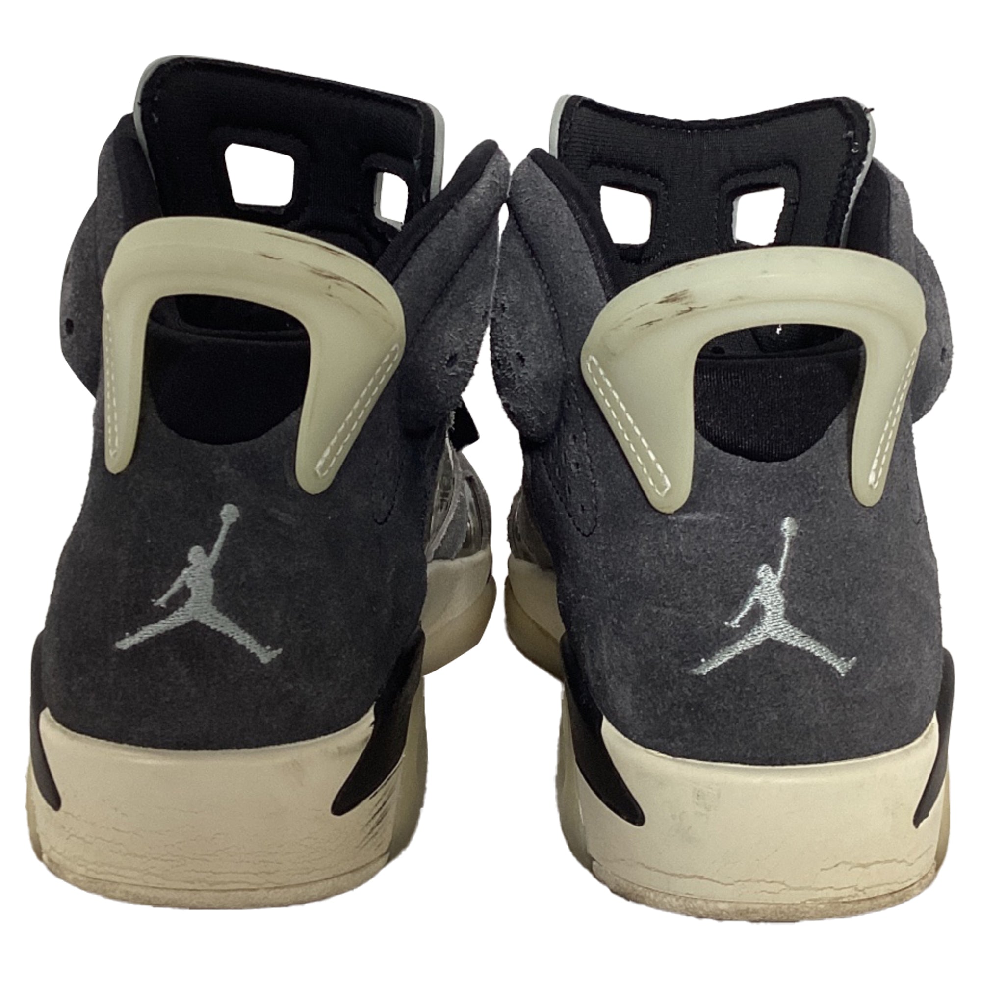 Nike Air Jordan 6 Retro Tech Chrome Sneakers in Grey Suede